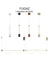 FUGAZ * COLGANTE 1L - BLANCO ARENA + ORO ROSA